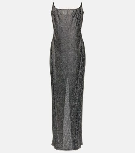 Embellished bustier mesh gown - Giuseppe di Morabito - Modalova