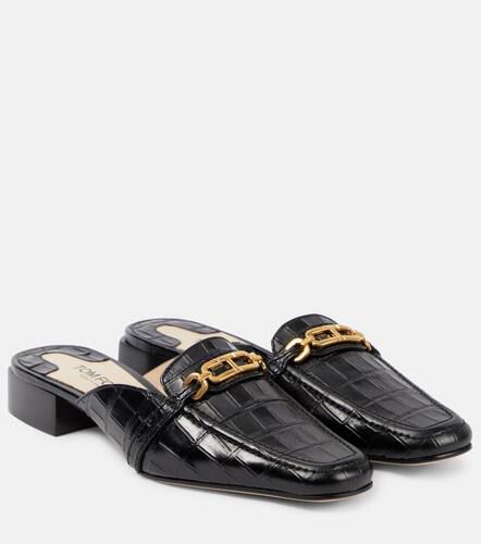 Whitney croc-effect leather mules - Tom Ford - Modalova