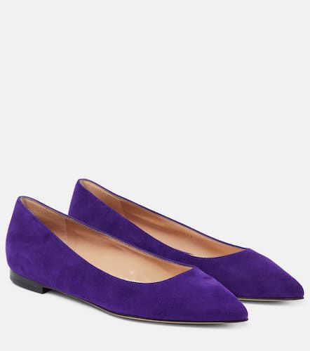 Gianvito suede ballet flats - Gianvito Rossi - Modalova