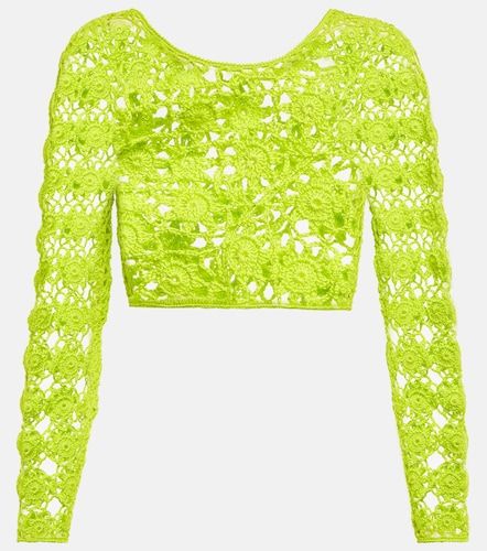 Crop top Bella de croché de algodón - Anna Kosturova - Modalova