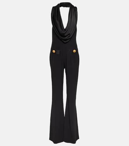 Balmain Halterneck flared jumpsuit - Balmain - Modalova