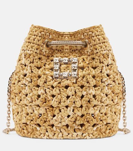 Tres Vivier raffia-effect bucket bag - Roger Vivier - Modalova