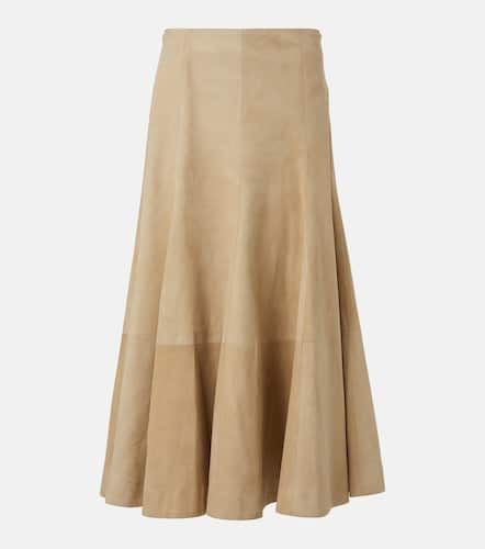 Khaite Lenno suede midi skirt - Khaite - Modalova