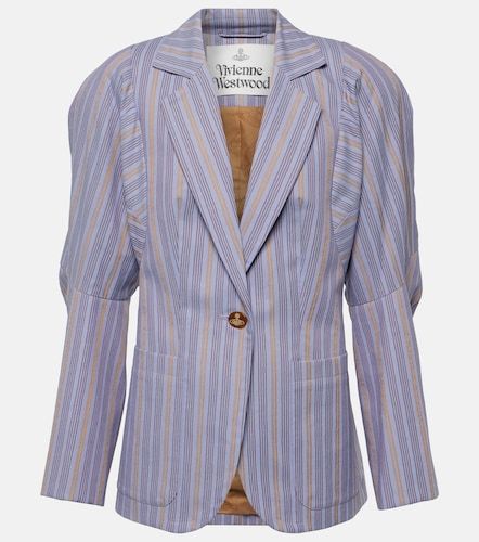 Blazer Pourpoint de algodón a rayas - Vivienne Westwood - Modalova