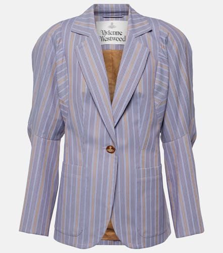 Pourpoint striped cotton blazer - Vivienne Westwood - Modalova