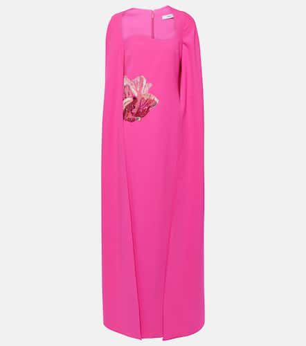 Mattia caped embellished gown - Safiyaa - Modalova