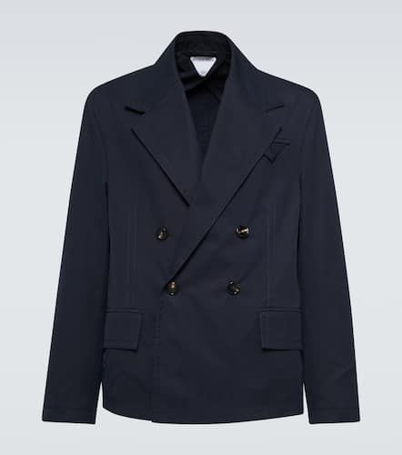 Double-breasted cotton twill blazer - Bottega Veneta - Modalova