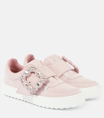 Very Vivier embellished leather sneakers - Roger Vivier - Modalova