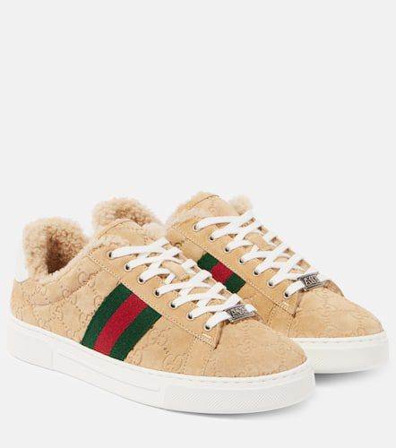 Gucci Ace suede sneakers - Gucci - Modalova