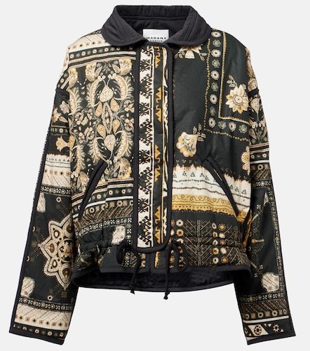 Chaqueta bomber Granger de algodón estampada - Marant Etoile - Modalova