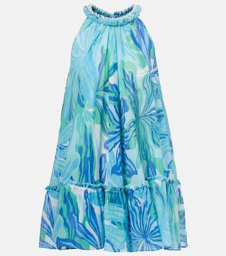 Vestido corto Cleo de gasa de algodón - Poupette St Barth - Modalova