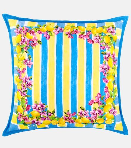 Cuscino Taormina in cotone a righe - Dolce&Gabbana Casa - Modalova