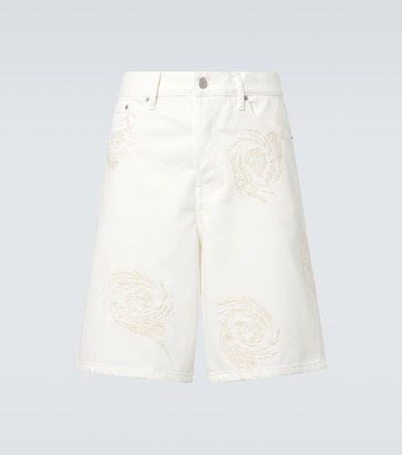 Bermudas de denim bordadas - Dries Van Noten - Modalova