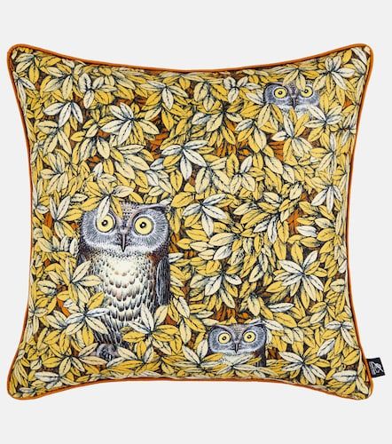 Cuscino Civette in misto seta e cotone - Fornasetti - Modalova