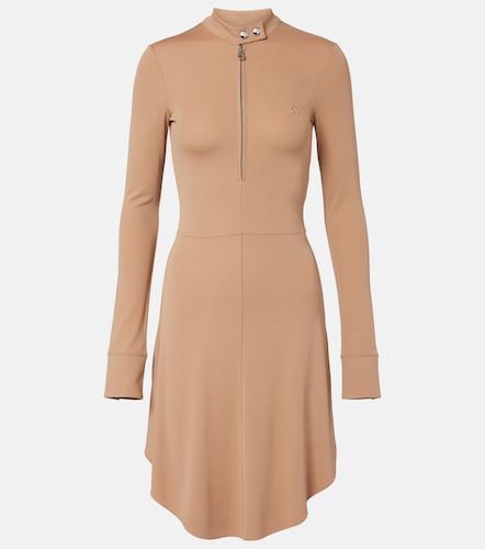 Biker crepe jersey minidress - Courreges - Modalova