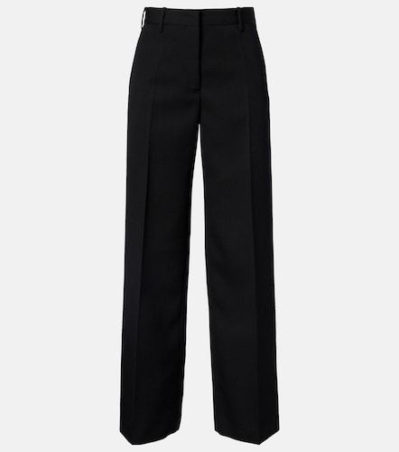 Low-rise wool straight pants - Jil Sander - Modalova
