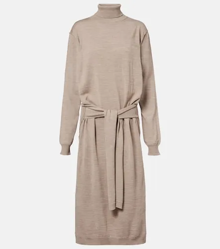 Trompe l'oil wool-blend midi dress - Lemaire - Modalova