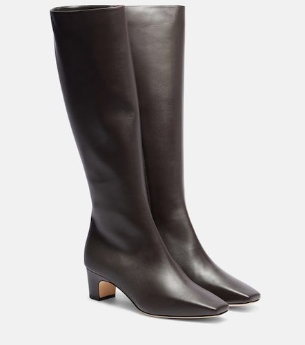 Botas altas Ofara de piel - Manolo Blahnik - Modalova