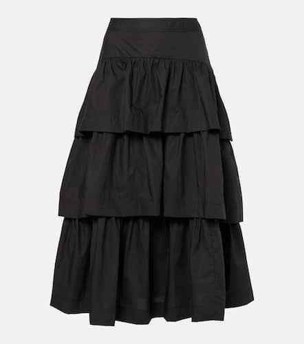 Winnie tiered cotton midi skirt - Ulla Johnson - Modalova