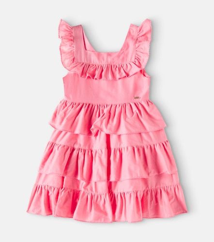 Vestido de algodón a capas con volantes - Patachou - Modalova
