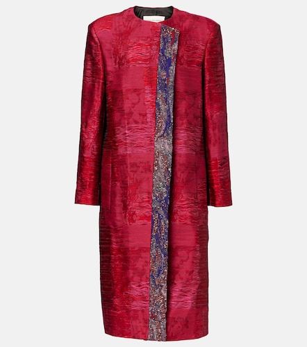 Abrigo en jacquard de mezcla de algodón - Dries Van Noten - Modalova