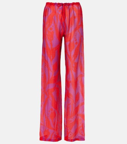 Pantaloni regular Pachas in seta - Dries Van Noten - Modalova