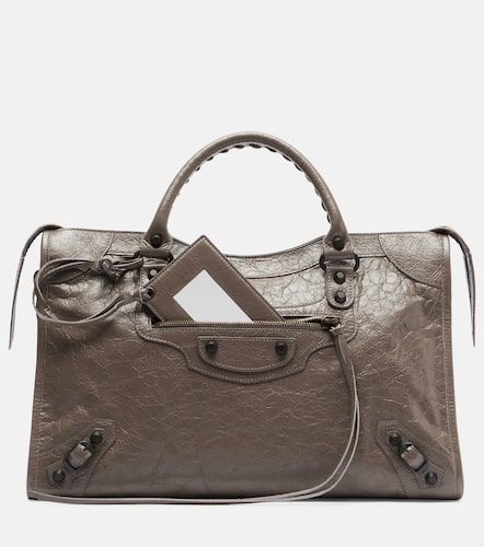 Le City Medium leather top-handle bag - Balenciaga - Modalova