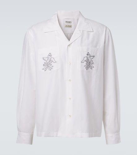 Embroidered cotton and silk shirt - Bode - Modalova