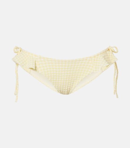 Uno gingham ruffled bikini bottoms - Montce - Modalova