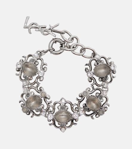 Bracciale Cassandre con cristalli - Saint Laurent - Modalova