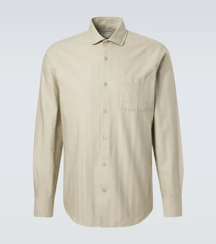 Emilio herringbone denim shirt - Frescobol Carioca - Modalova