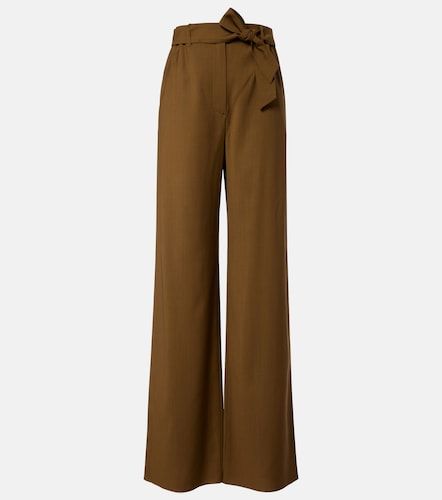 Pantaloni a gamba larga in lana - Max Mara - Modalova
