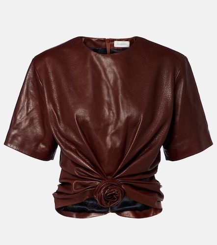 Magda Butrym Top cropped de piel - Magda Butrym - Modalova