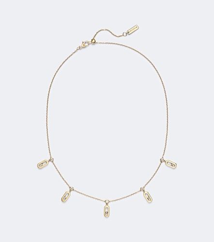 Move Uno 18kt choker with diamonds - Messika - Modalova