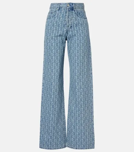 Printed wide-leg jeans - Dries Van Noten - Modalova