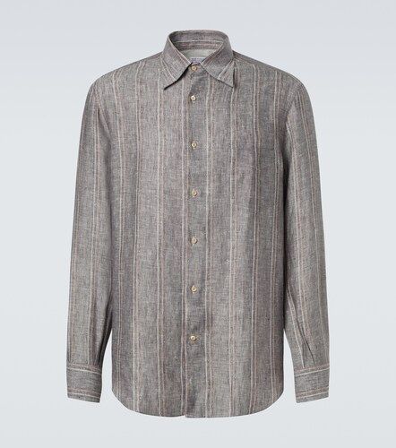 Brunello Cucinelli Hemd aus Leinen - Brunello Cucinelli - Modalova