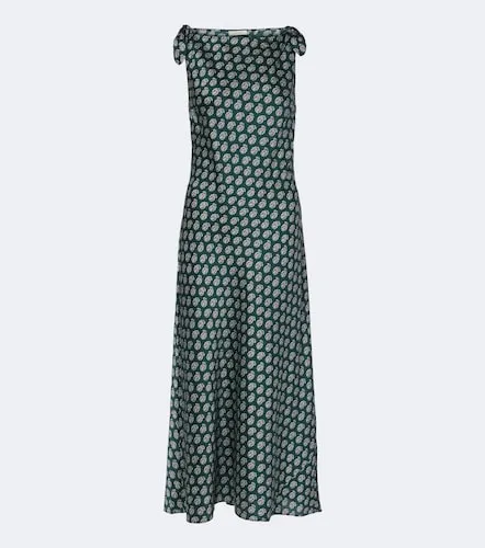Mariselle paisley silk-blend midi dress - Doen - Modalova