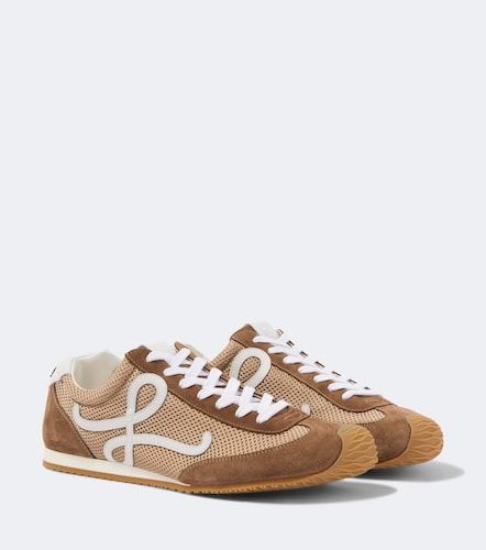 Ballet Runner 2.0 suede-trimmed sneakers - Loewe - Modalova