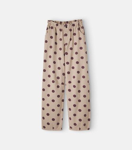 Pantalones de sarga de algodón con lunares - Cozmo - Modalova