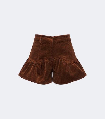 Shorts de pana en mezcla de algodón - Ganni - Modalova