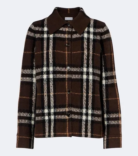 Sobrecamisa Check de cachemir - Burberry - Modalova