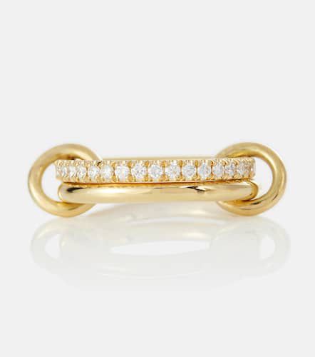 Ceres Deux 18kt yellow ring with diamonds - Spinelli Kilcollin - Modalova