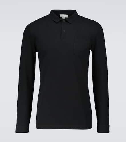 Riviera long-sleeved polo shirt - Sunspel - Modalova