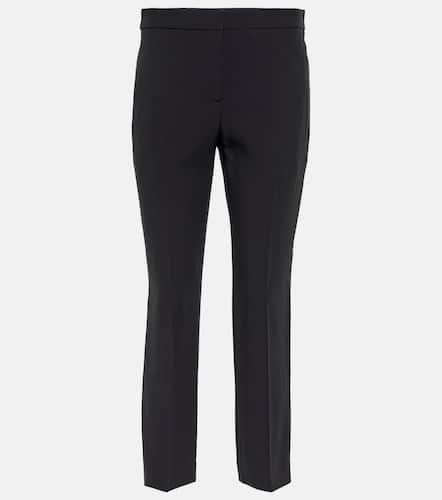 Mid-rise slim crÃªpe pants - McQueen - Modalova
