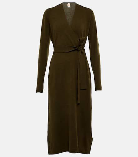 Wool and cashmere wrap dress - Jardin des Orangers - Modalova