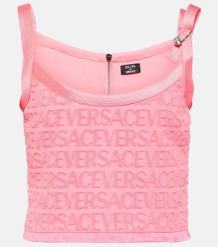 Versace Top Safety Pin en coton - Versace - Modalova