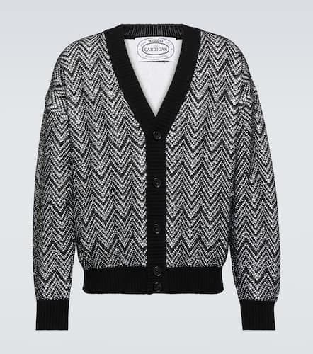 Zig Zag cotton-blend cardigan - Missoni - Modalova