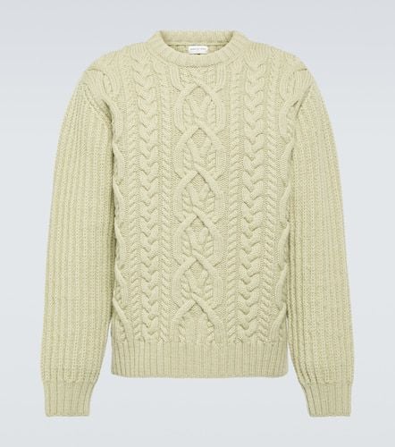 Cable-knit wool sweater - Dries Van Noten - Modalova