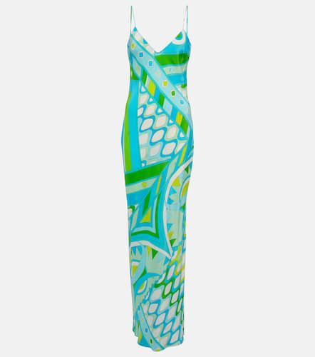 Vivara silk crÃªpe de chine maxi dress - Pucci - Modalova