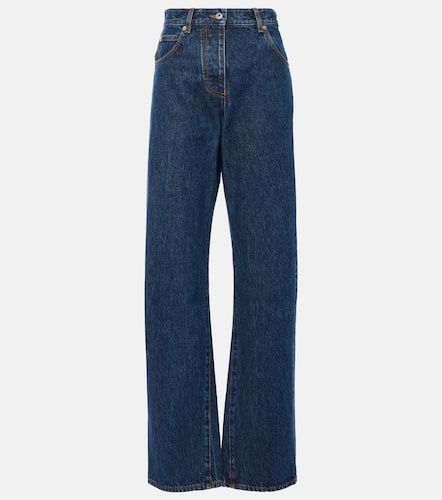 Ferragamo Jeans rectos de tiro alto - Ferragamo - Modalova